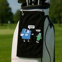 Computer Engineering I Men Father Son Floppy Disk Engineer Short Sleeve Golf Towel thumb 2
