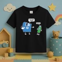 Computer Engineering I Men Father Son Floppy Disk Engineer Short Sleeve Toddler T-Shirt thumb 3
