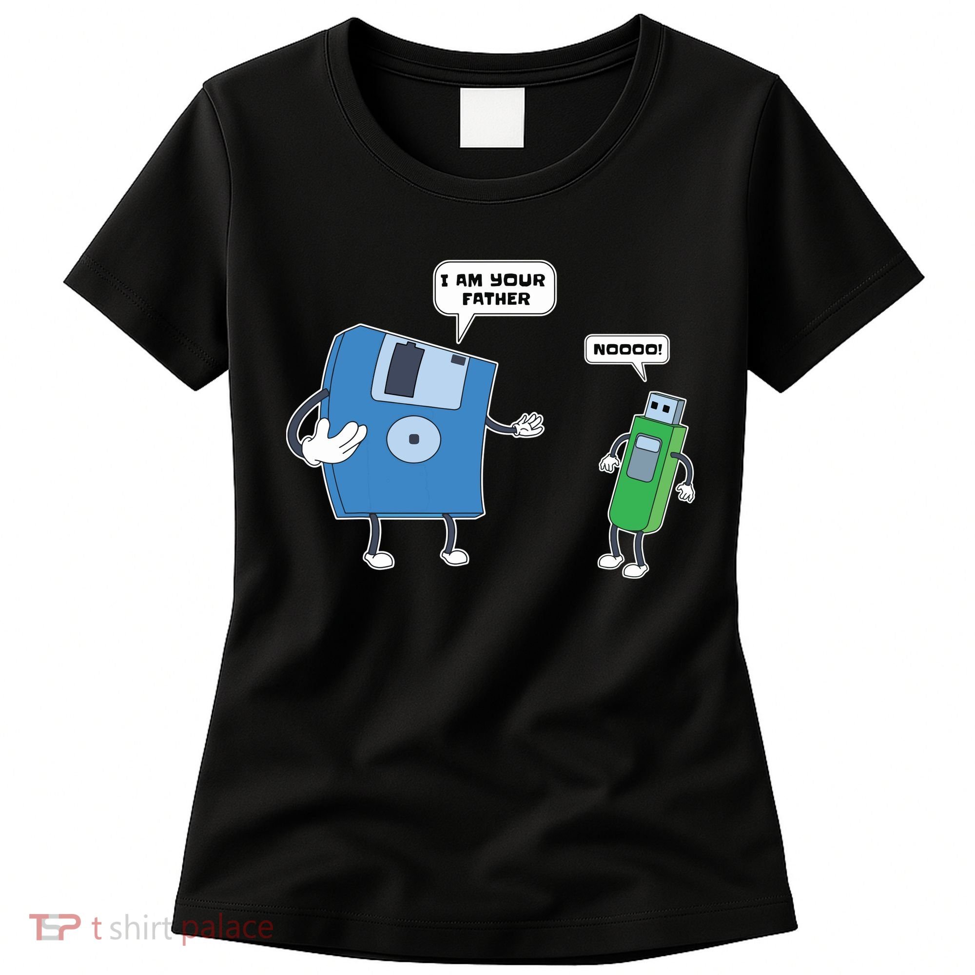 Computer Engineering I Men Father Son Floppy Disk Engineer Short Sleeve Women's T-Shirt