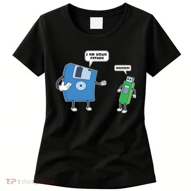 Computer Engineering I Men Father Son Floppy Disk Engineer Short Sleeve Women's T-Shirt