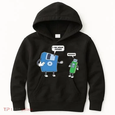 Computer Engineering I Men Father Son Floppy Disk Engineer Short Sleeve Kids Hoodie