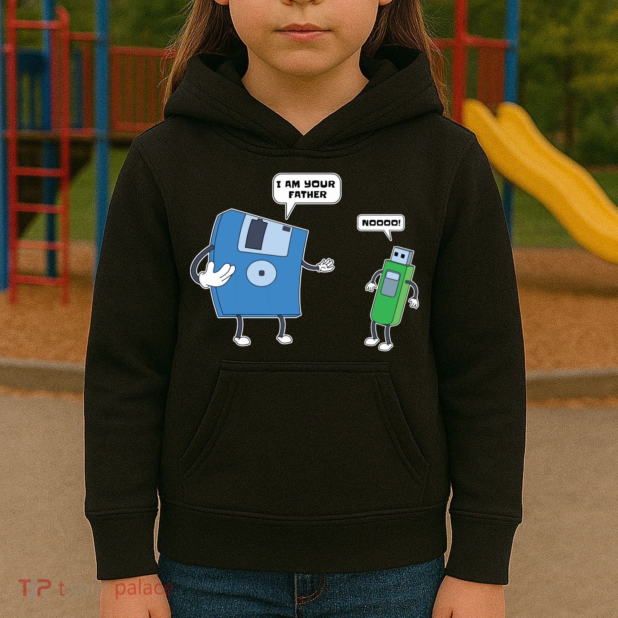 Computer Engineering I Men Father Son Floppy Disk Engineer Short Sleeve Kids Hoodie