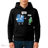 Computer Engineering I Men Father Son Floppy Disk Engineer Short Sleeve Kids Hoodie thumb 4
