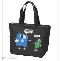 Computer Engineering I Men Father Son Floppy Disk Engineer Short Sleeve Tote Bag thumb 3