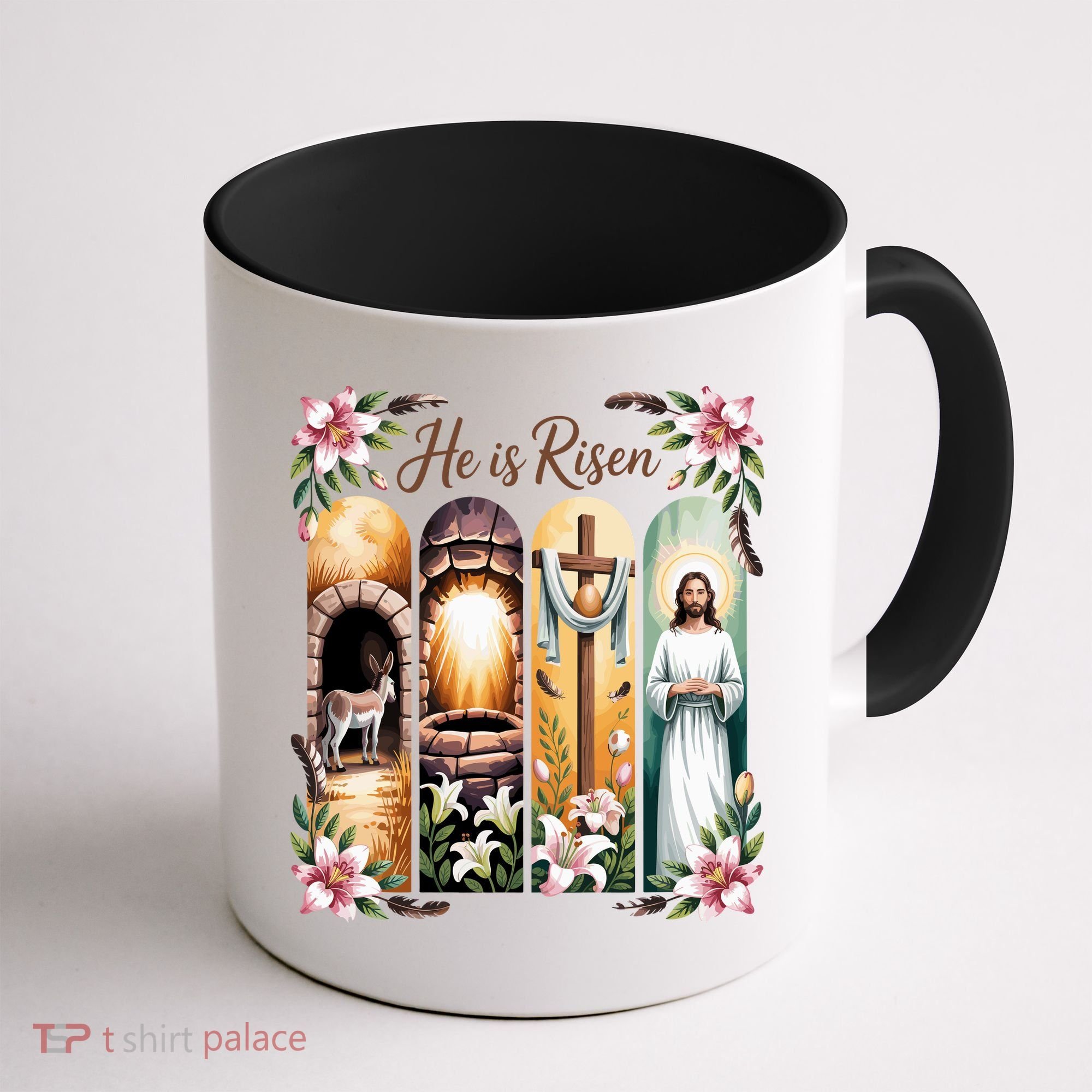 Celebrate Easter Jesus He Is Risen Coffee Mug
