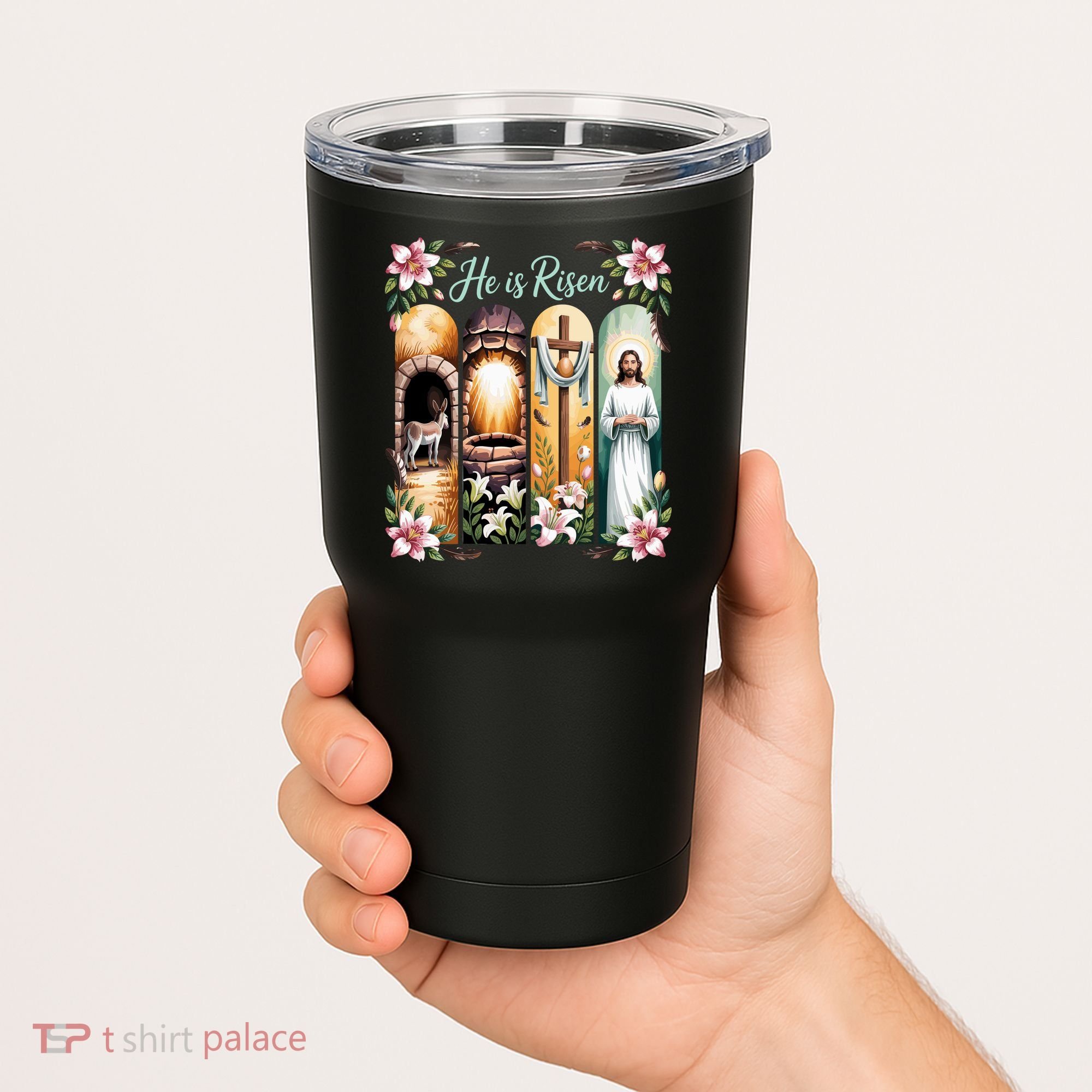 Celebrate Easter Jesus He Is Risen Tumbler