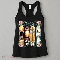 Celebrate Easter Jesus He Is Risen Women's Tank Top thumb 3