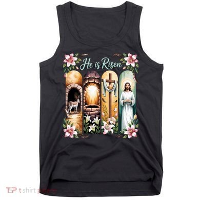 Celebrate Easter Jesus He Is Risen Tank Top