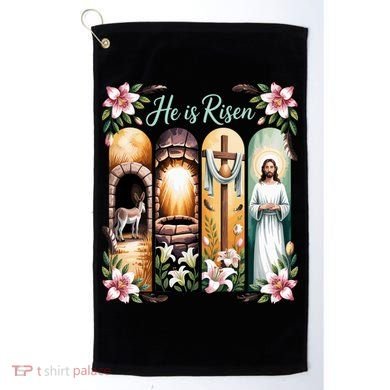 Celebrate Easter Jesus He Is Risen Golf Towel