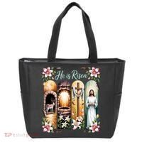 Celebrate Easter Jesus He Is Risen Tote Bag thumb 0