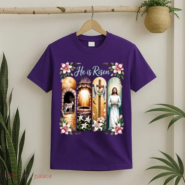 Celebrate Easter Jesus He Is Risen T-Shirt