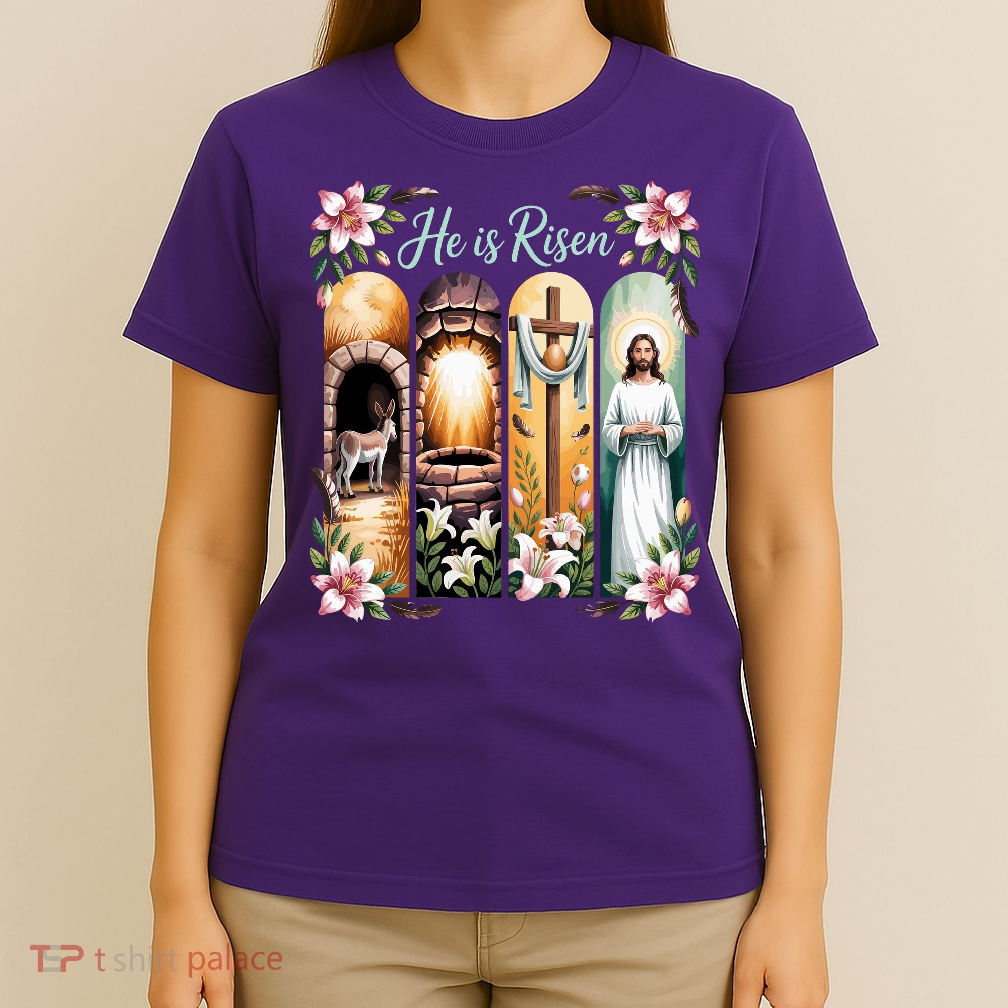 Celebrate Easter Jesus He Is Risen T-Shirt