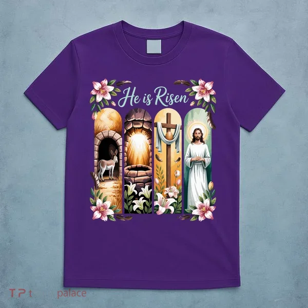 Celebrate Easter Jesus He Is Risen T-Shirt