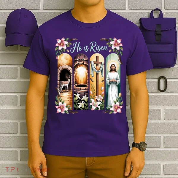 Celebrate Easter Jesus He Is Risen T-Shirt