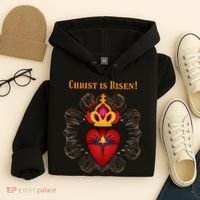 Christian Easter Jesus Christ Is Risen Hoodie thumb 4