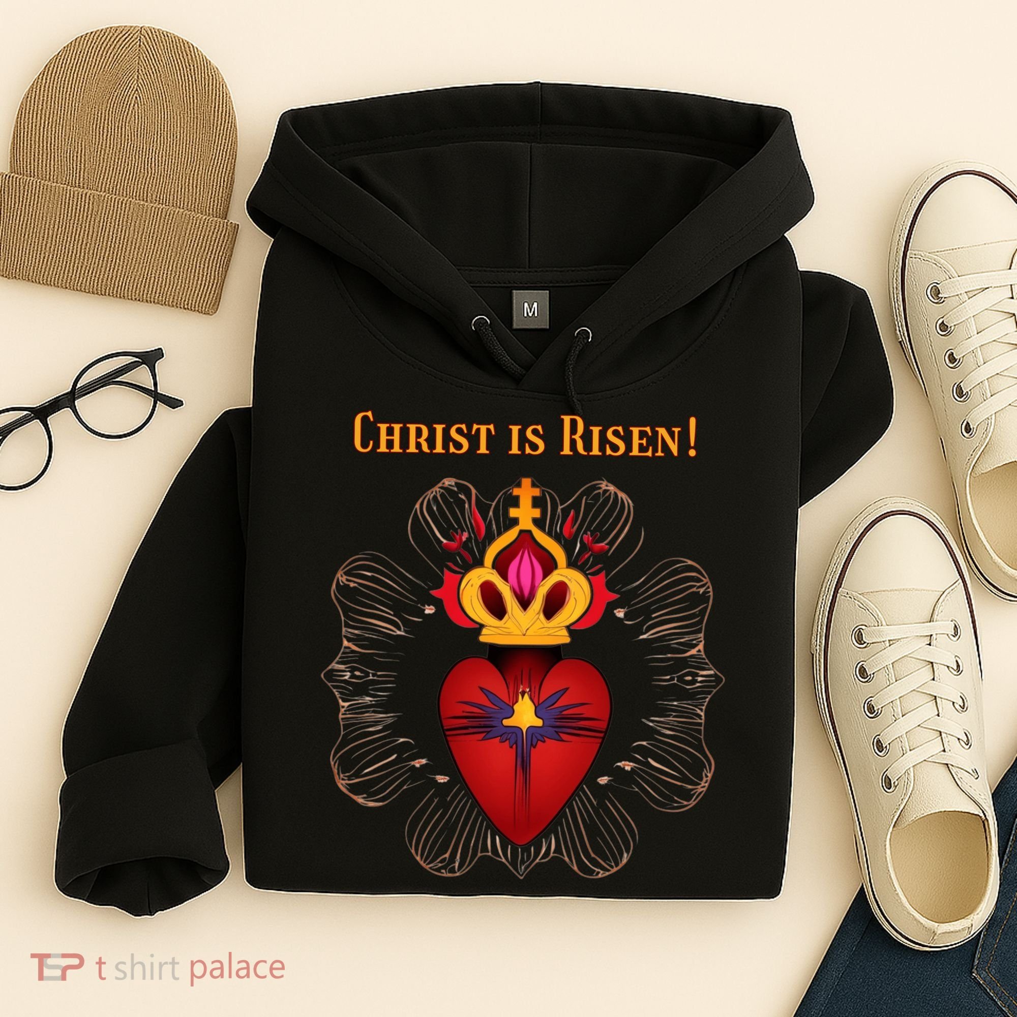 Christian Easter Jesus Christ Is Risen Hoodie
