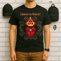 Christian Easter Jesus Christ Is Risen T-Shirt thumb 6