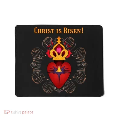 Christian Easter Jesus Christ Is Risen Mousepad