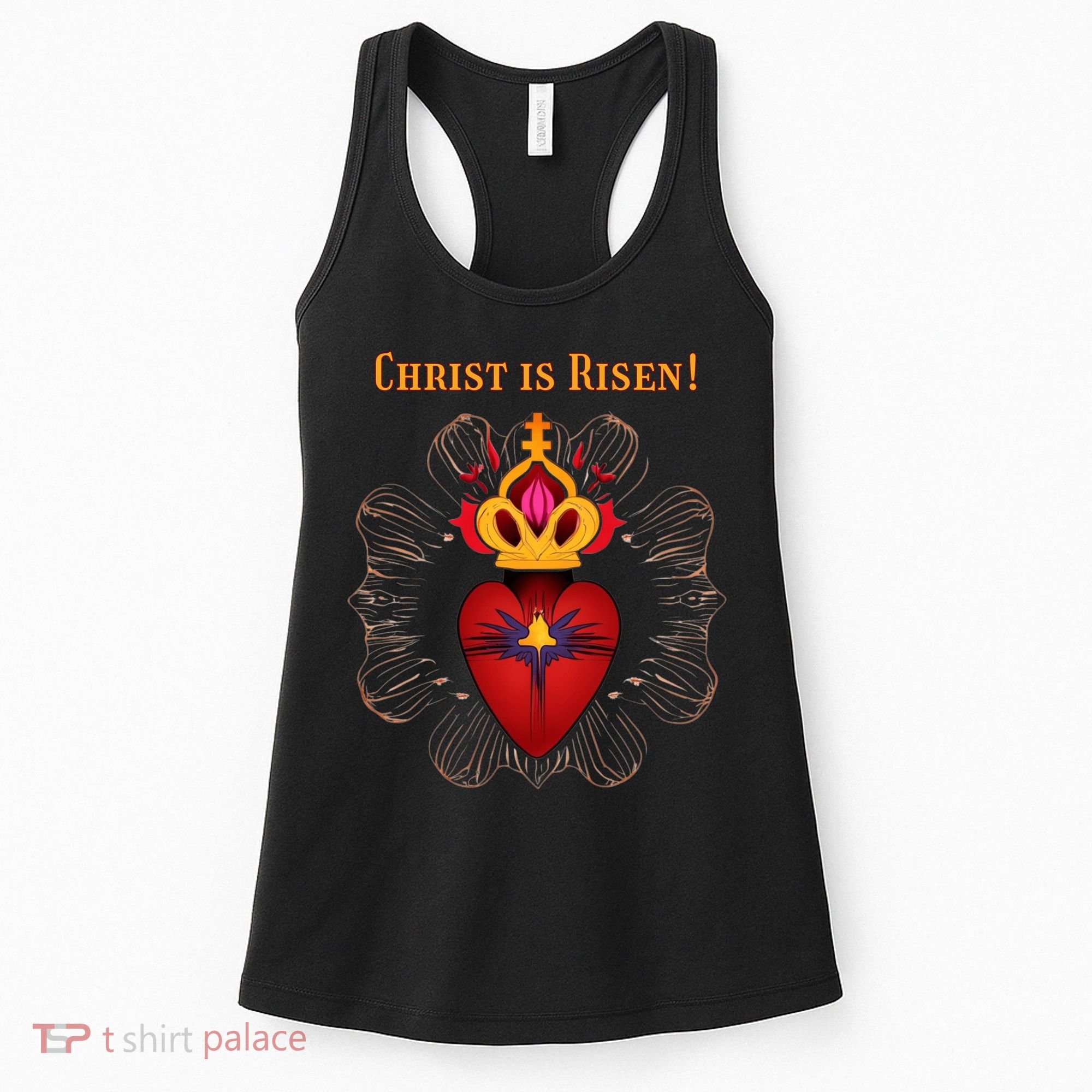 Christian Easter Jesus Christ Is Risen Women's Tank Top