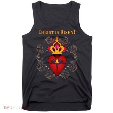 Christian Easter Jesus Christ Is Risen Tank Top