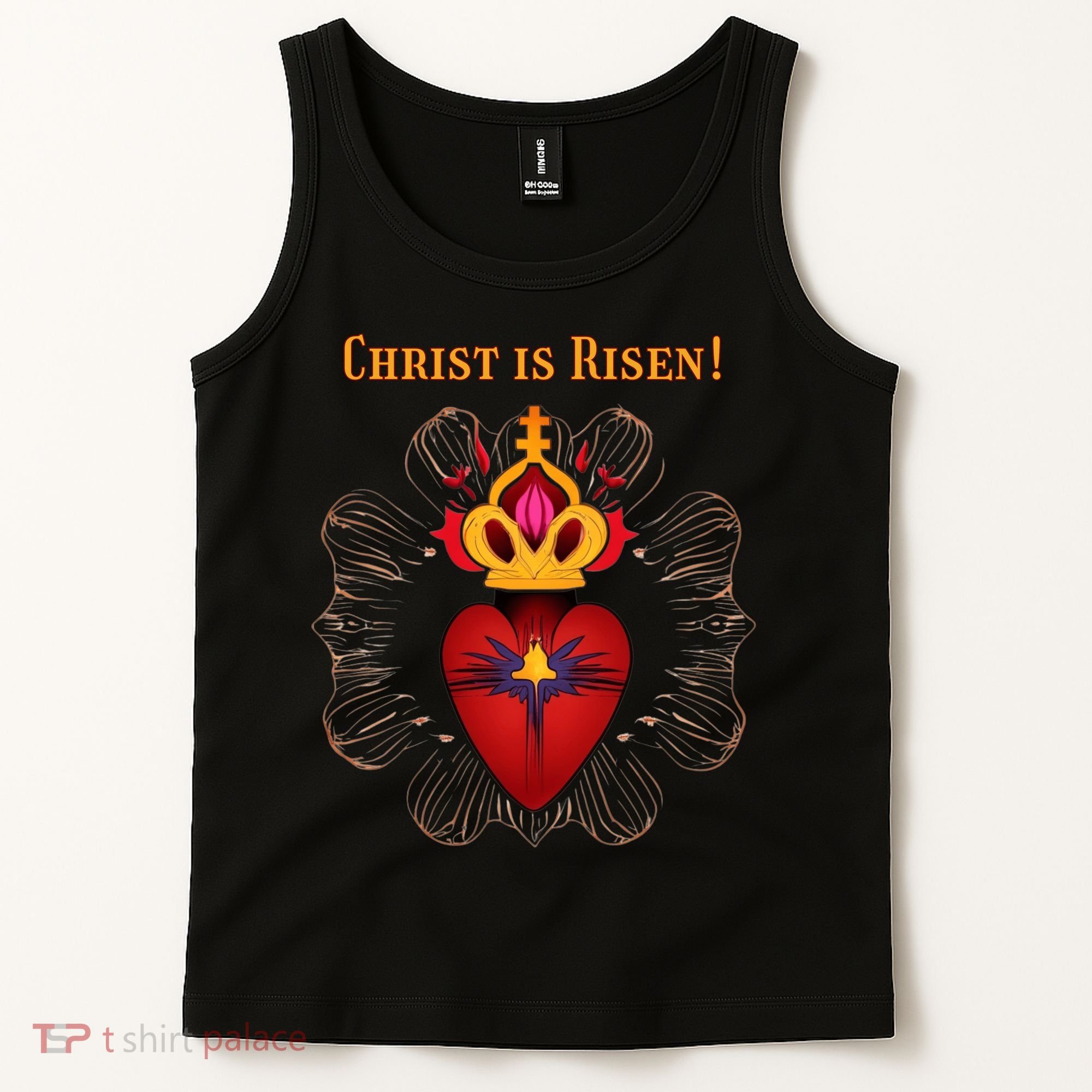 Christian Easter Jesus Christ Is Risen Tank Top