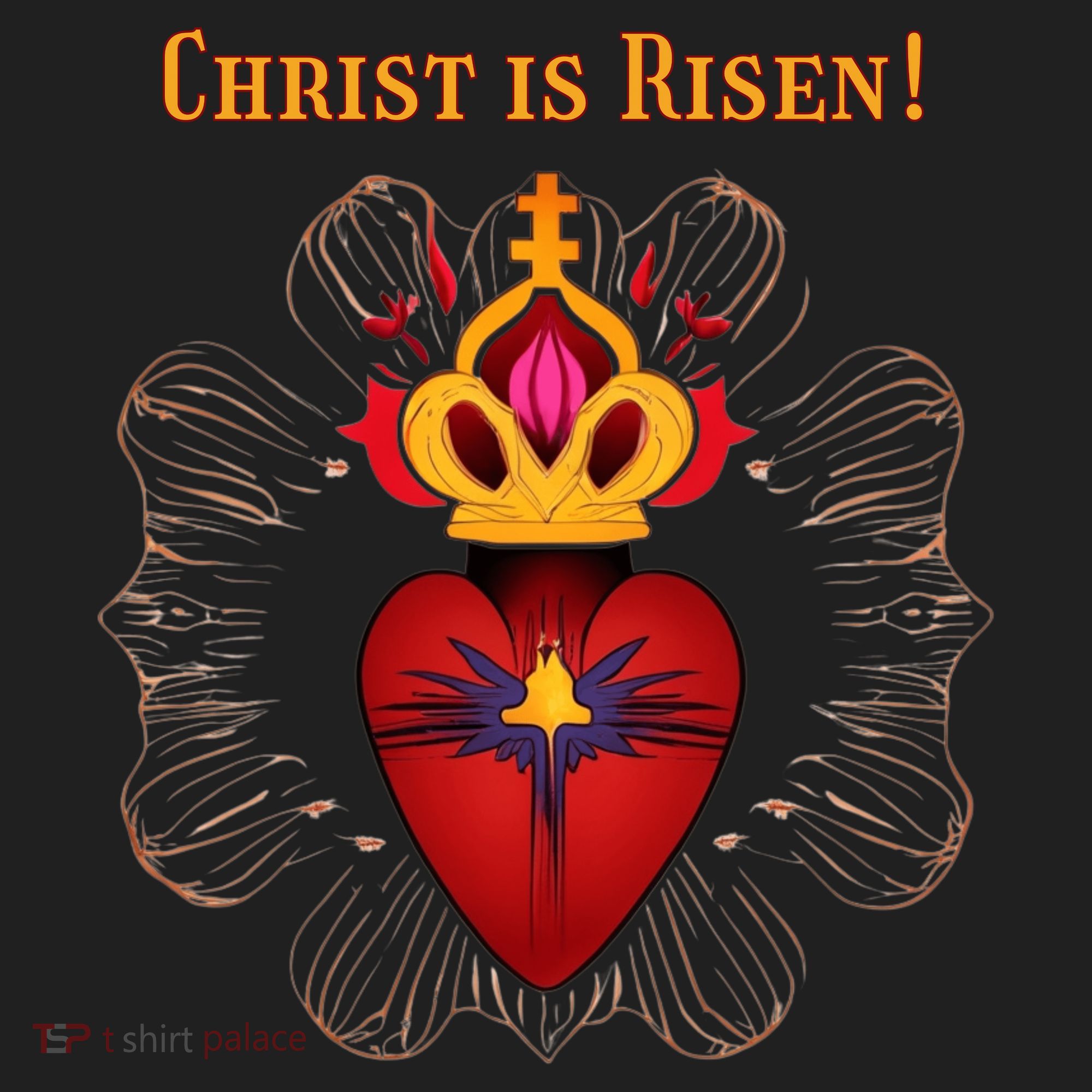 Christian Easter Jesus Christ Is Risen Golf Towel
