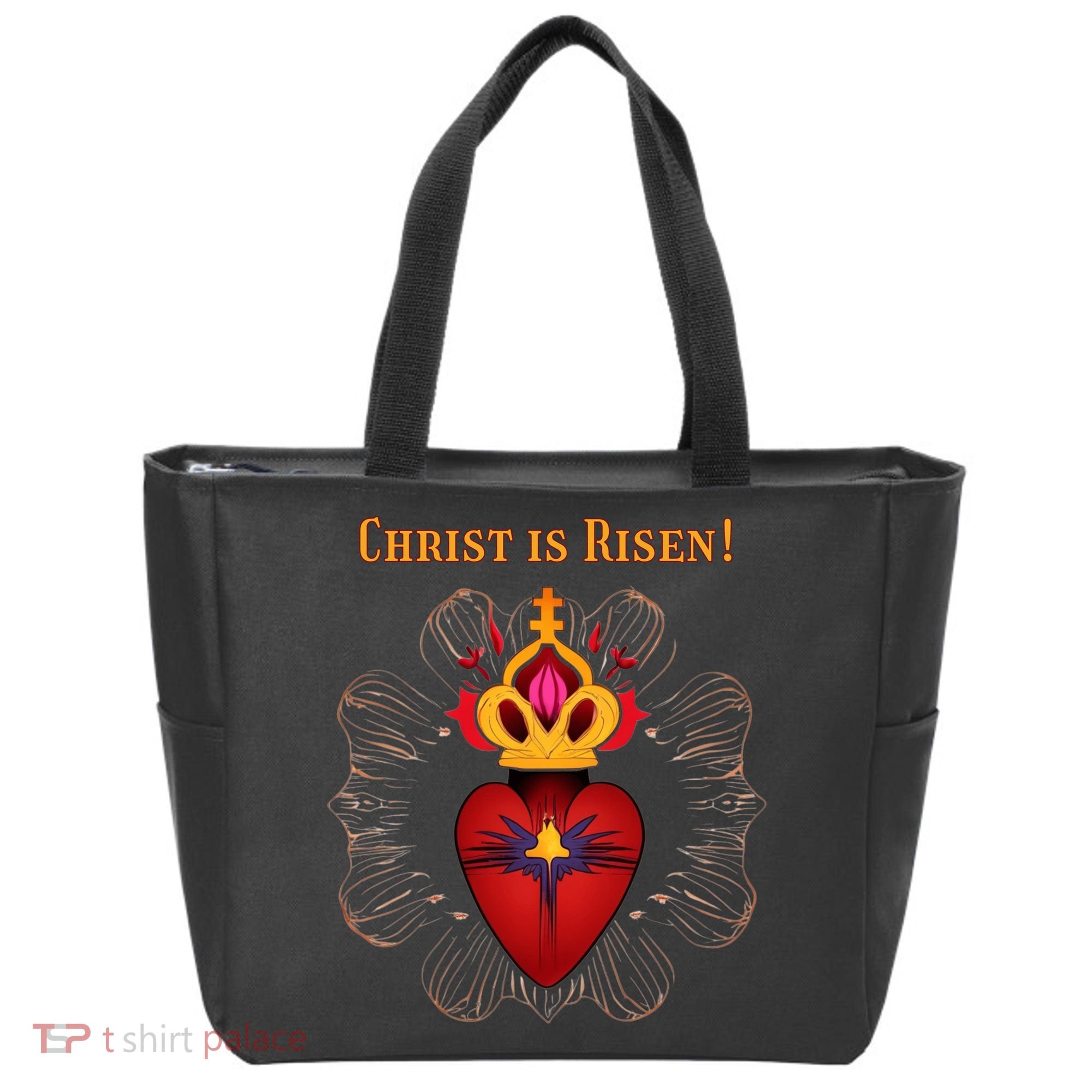 Christian Easter Jesus Christ Is Risen Tote Bag