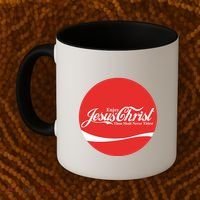Cool Enjoy Jesus Christ Thou Shalt Mever Thirst Coffee Mug thumb 2