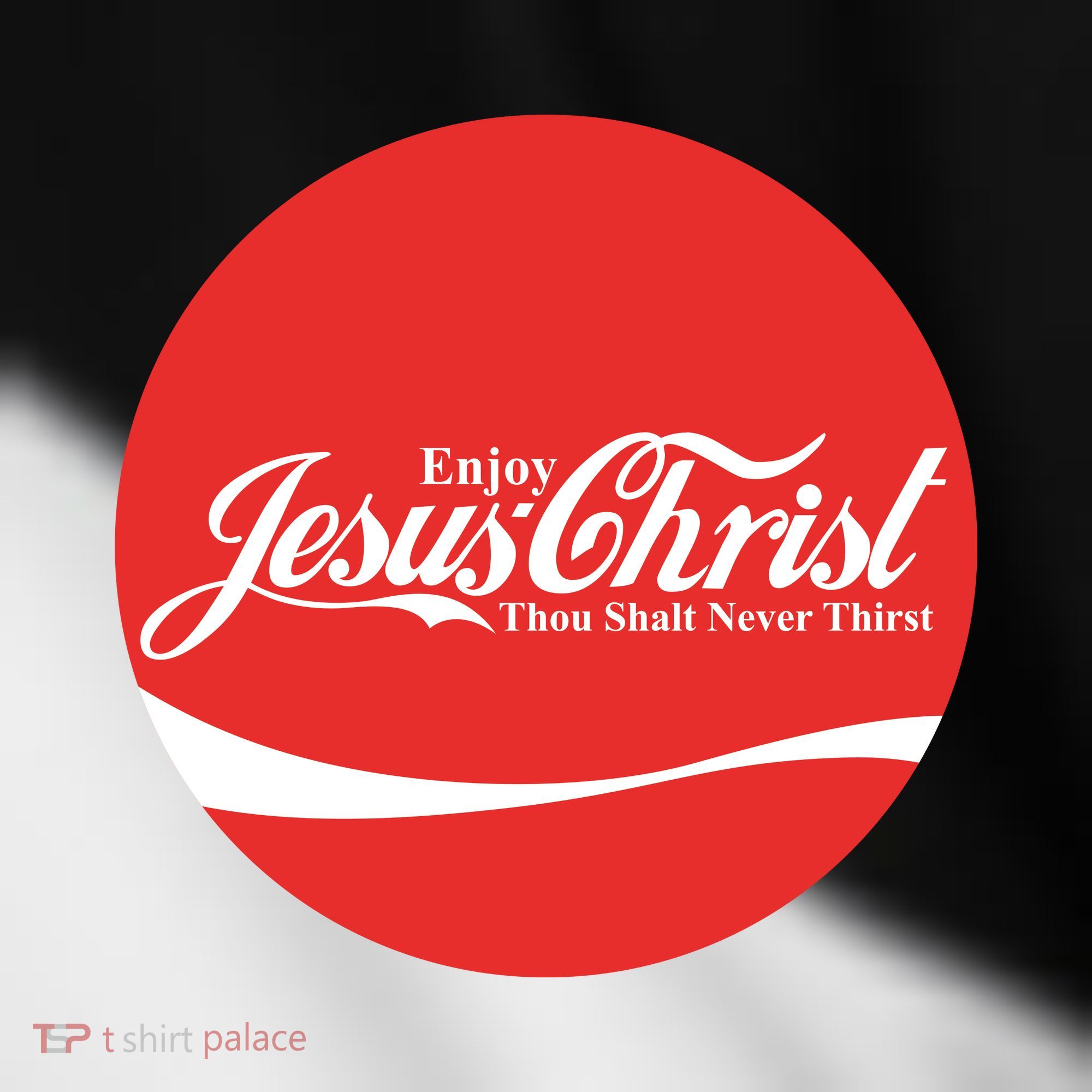 Cool Enjoy Jesus Christ Thou Shalt Mever Thirst Toddler Fine Jersey T-Shirt