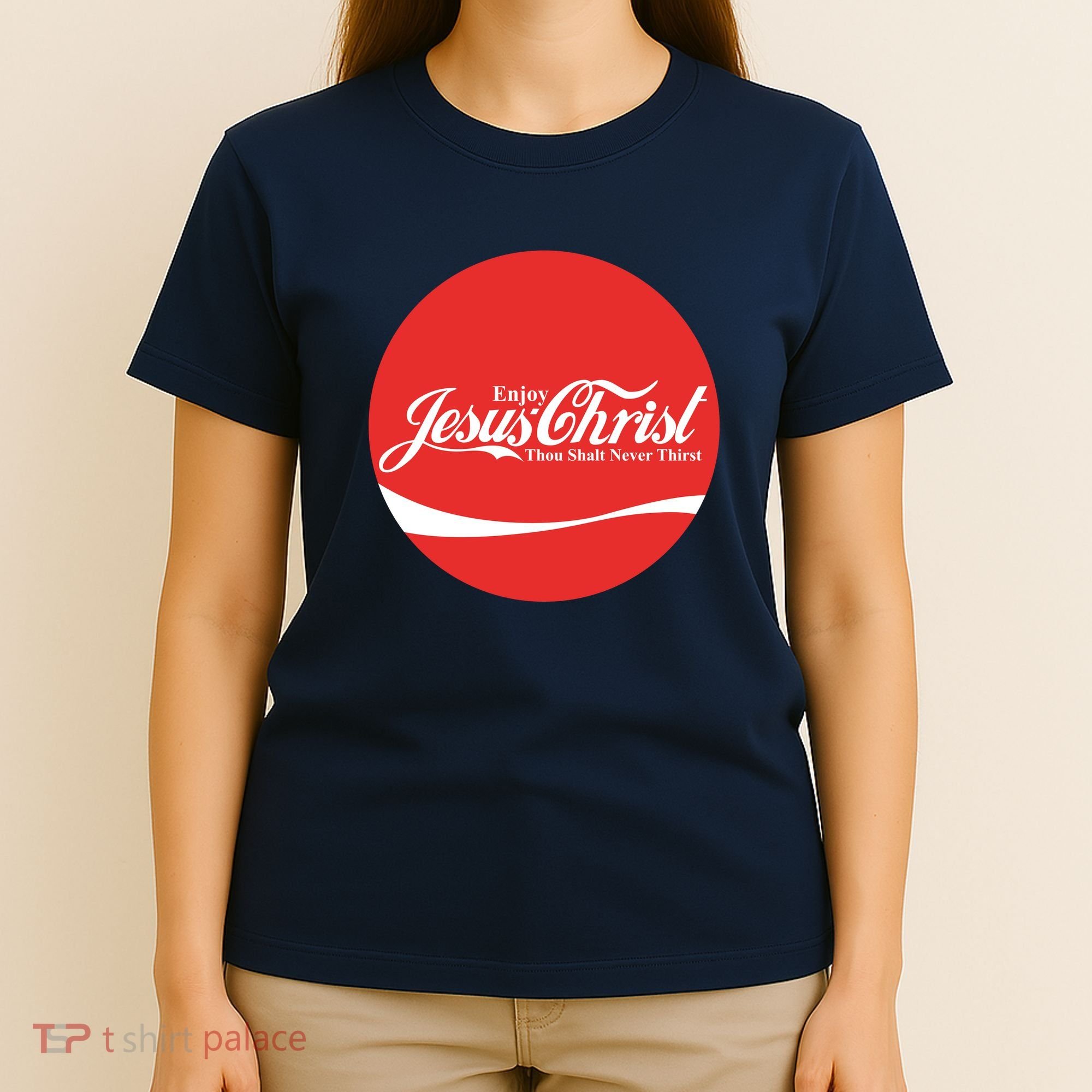 Cool Enjoy Jesus Christ Thou Shalt Mever Thirst T-Shirt