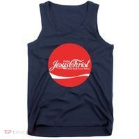 Cool Enjoy Jesus Christ Thou Shalt Mever Thirst Tank Top thumb 0