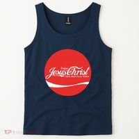 Cool Enjoy Jesus Christ Thou Shalt Mever Thirst Tank Top thumb 2