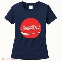 Cool Enjoy Jesus Christ Thou Shalt Mever Thirst Women's T-Shirt thumb 0