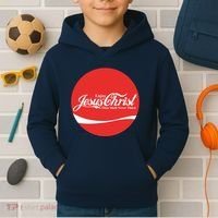 Cool Enjoy Jesus Christ Thou Shalt Mever Thirst Kids Hoodie thumb 2