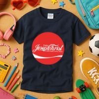 Cool Enjoy Jesus Christ Thou Shalt Mever Thirst Kids T-Shirt thumb 3