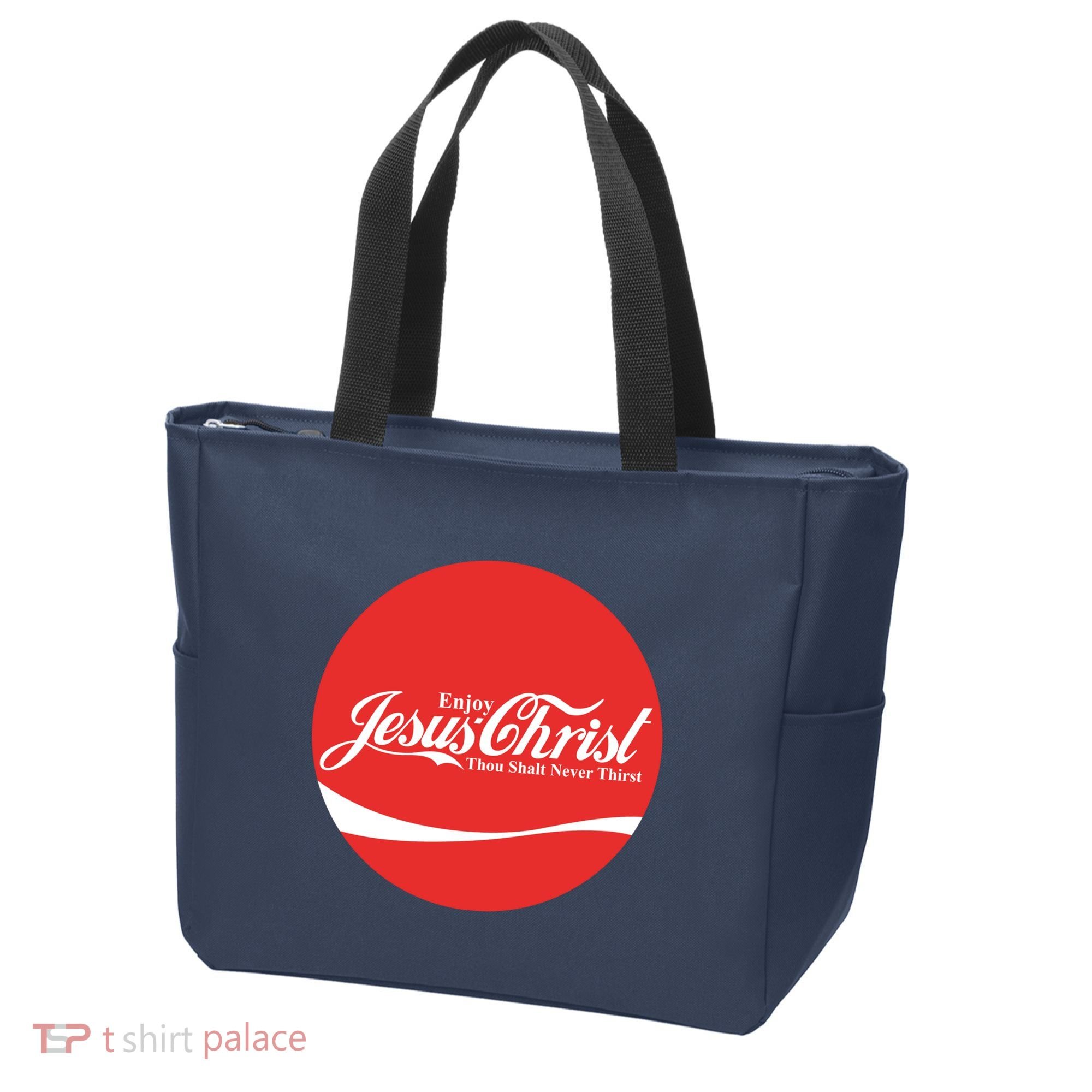 Cool Enjoy Jesus Christ Thou Shalt Mever Thirst Tote Bag