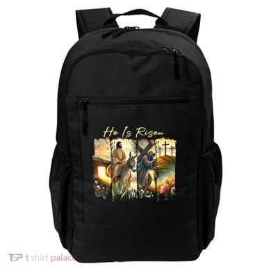Celebrate Easter Jesus He Is Risen Four Scenes Backpack