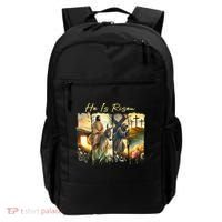 Celebrate Easter Jesus He Is Risen Four Scenes Backpack thumb 0