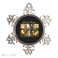 Celebrate Easter Jesus He Is Risen Four Scenes Ornament thumb 0