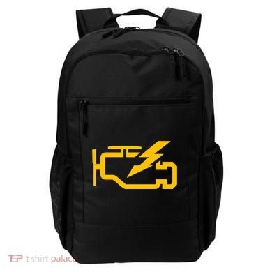 Check Engine Light Funny Automotive Mechanic Meaningful Gift Backpack