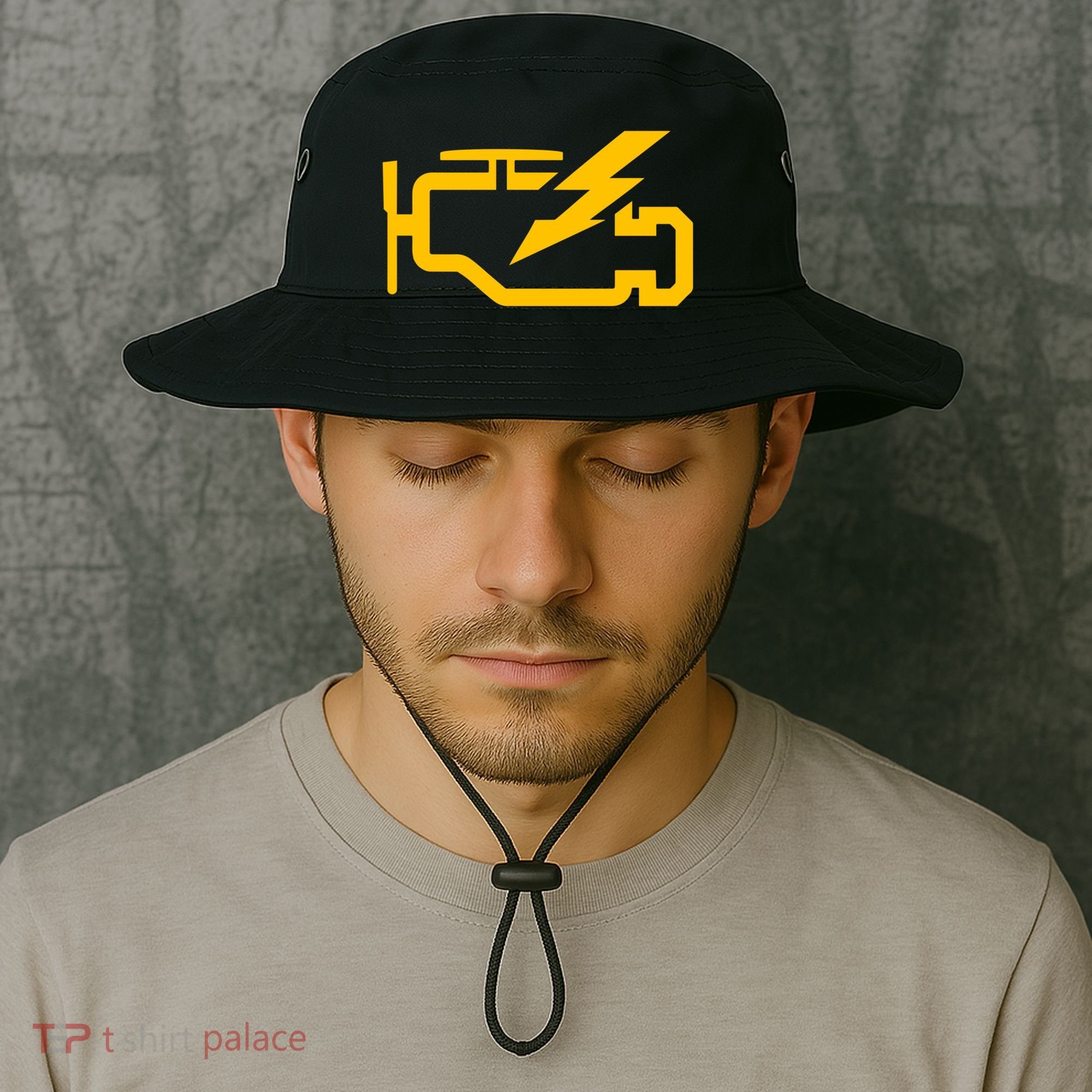 Check Engine Light Funny Automotive Mechanic Meaningful Gift Bucket Hat