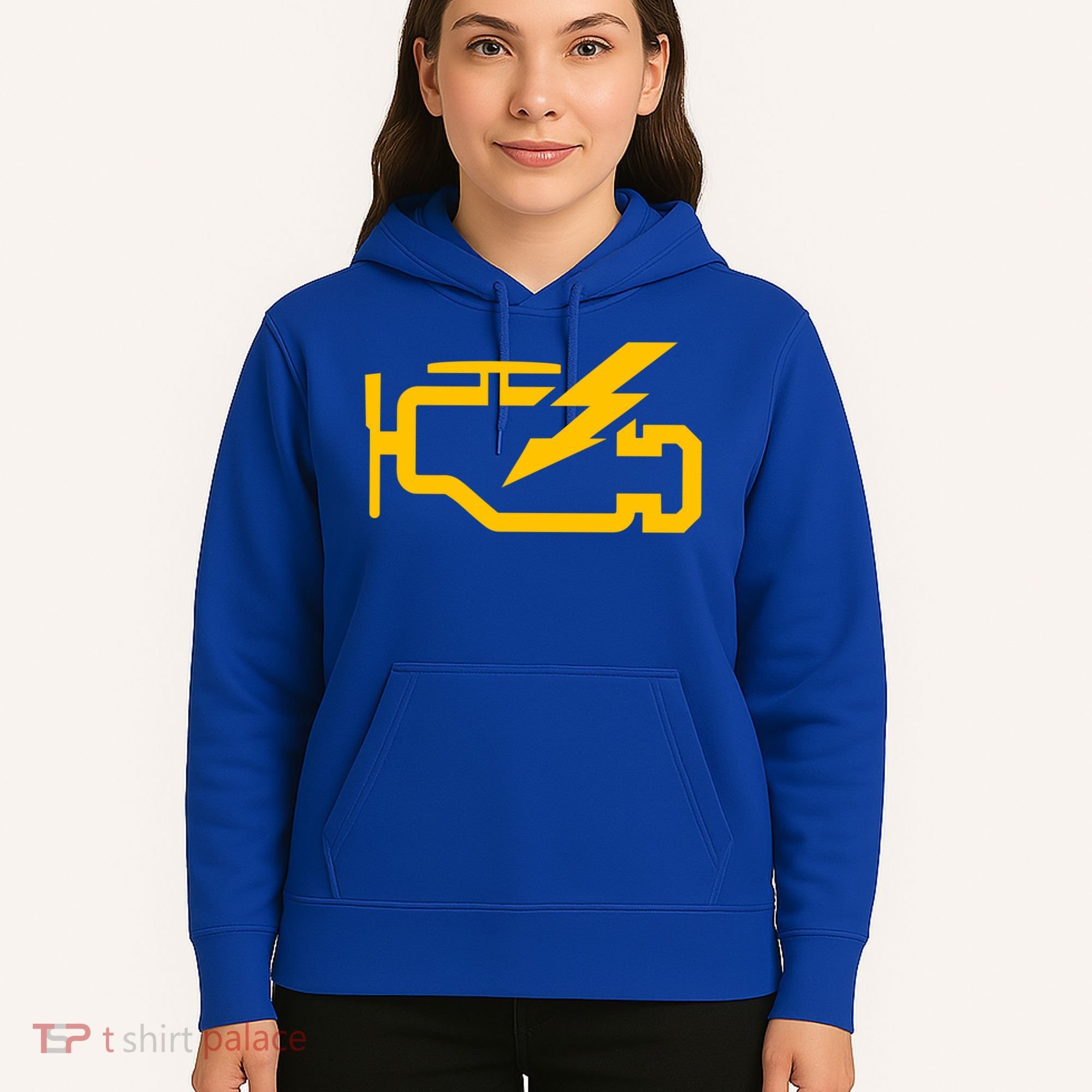 Check Engine Light Funny Automotive Mechanic Meaningful Gift Hoodie