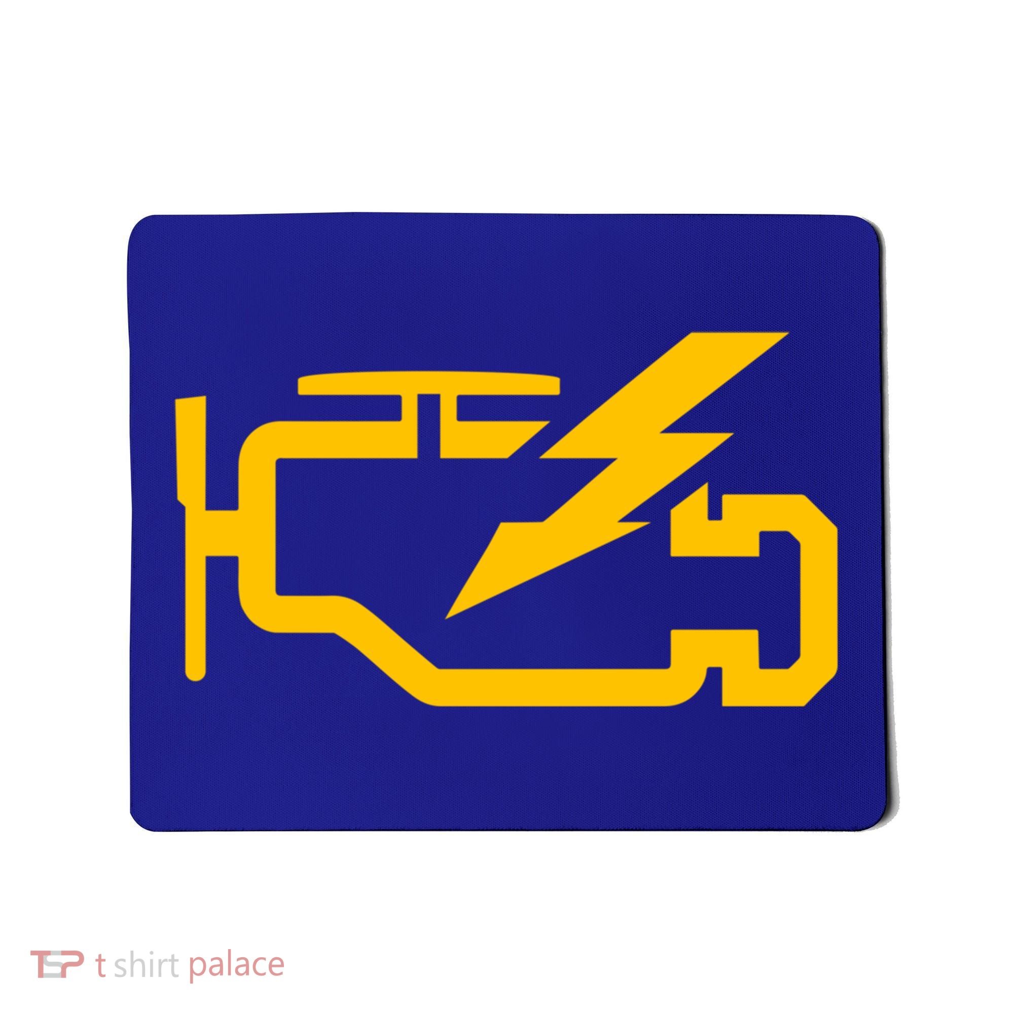 Check Engine Light Funny Automotive Mechanic Meaningful Gift Mousepad