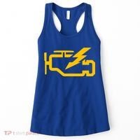 Check Engine Light Funny Automotive Mechanic Meaningful Gift Women's Tank Top thumb 0