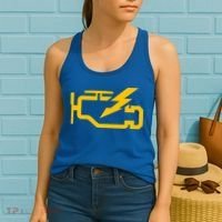 Check Engine Light Funny Automotive Mechanic Meaningful Gift Women's Tank Top thumb 2