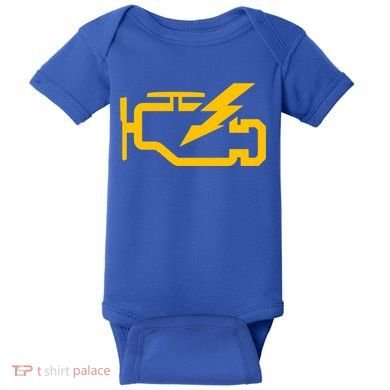 Check Engine Light Funny Automotive Mechanic Meaningful Gift Baby Bodysuit