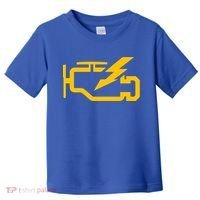 Check Engine Light Funny Automotive Mechanic Meaningful Gift Toddler T-Shirt thumb 0