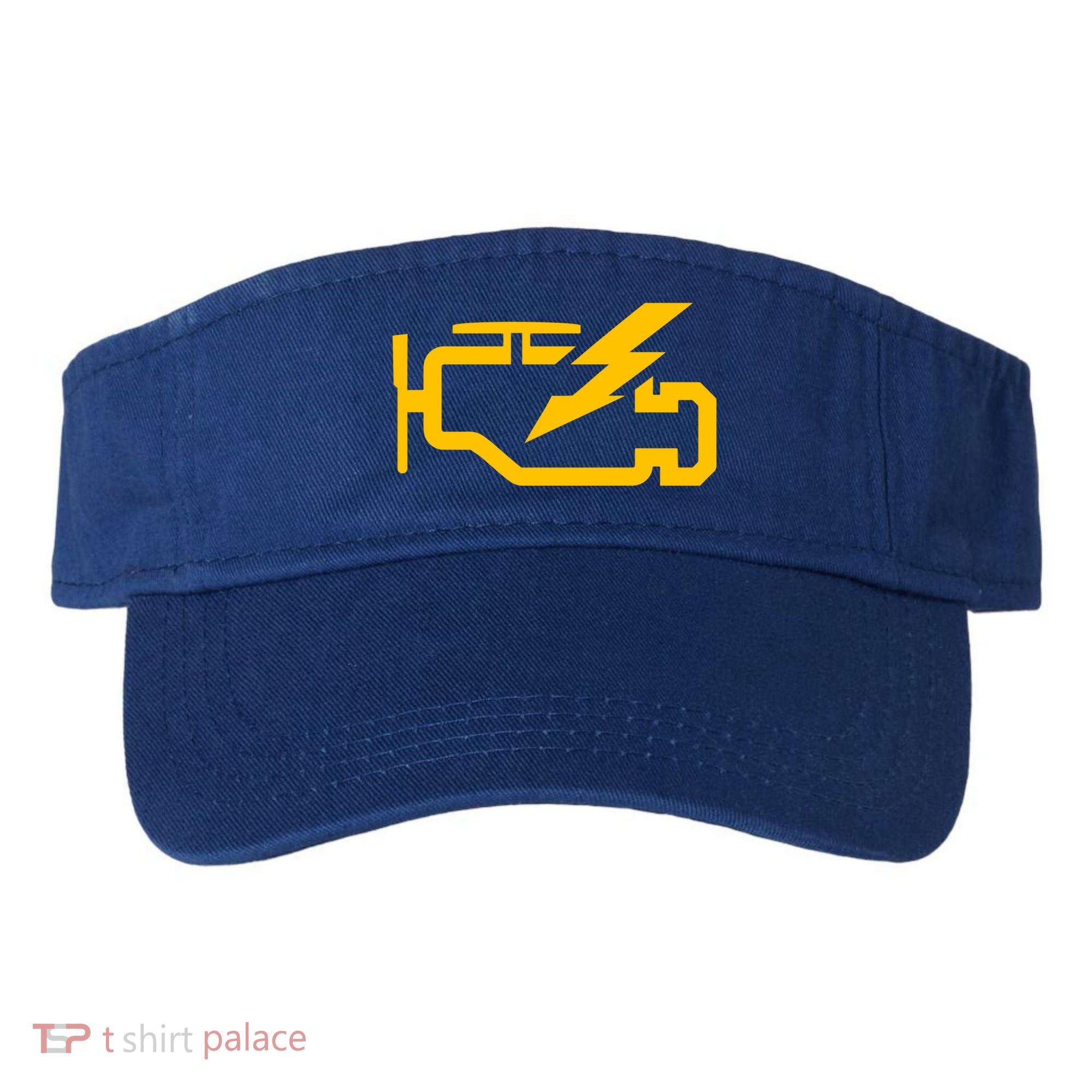 Check Engine Light Funny Automotive Mechanic Meaningful Gift Visor