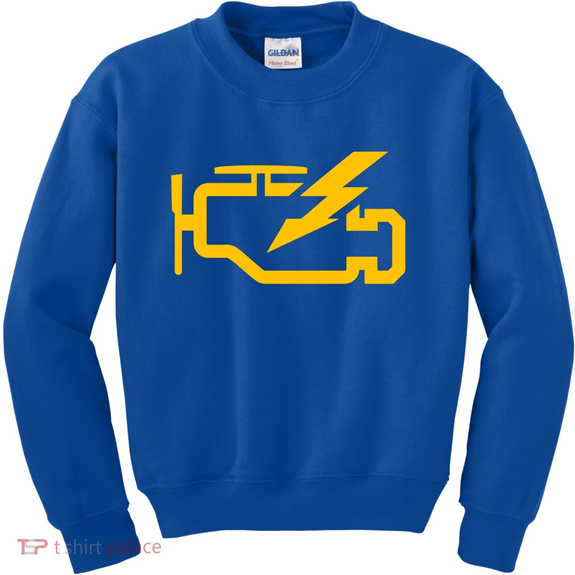 Check Engine Light Funny Automotive Mechanic Meaningful Gift Kids Sweatshirt