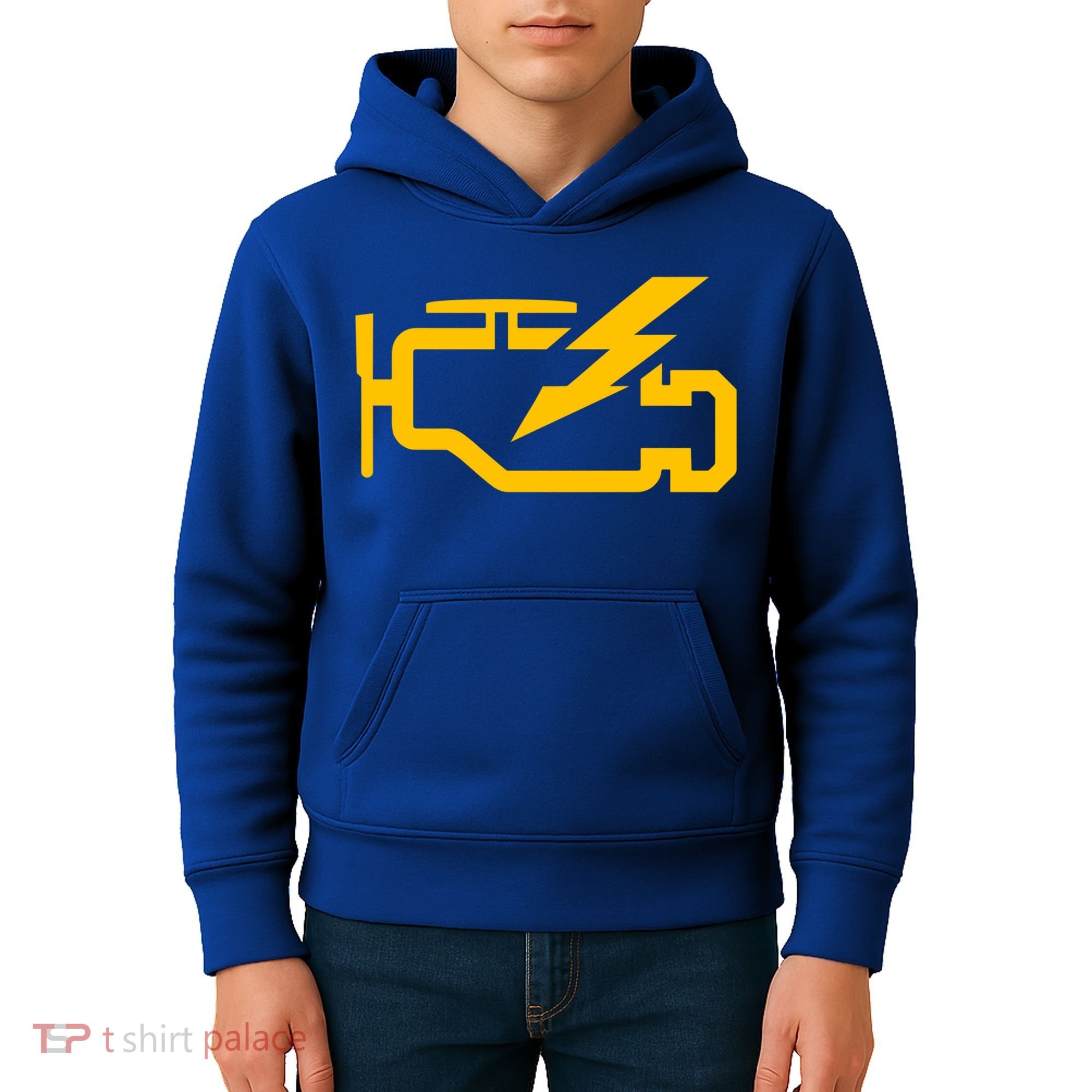 Check Engine Light Funny Automotive Mechanic Meaningful Gift Kids Hoodie
